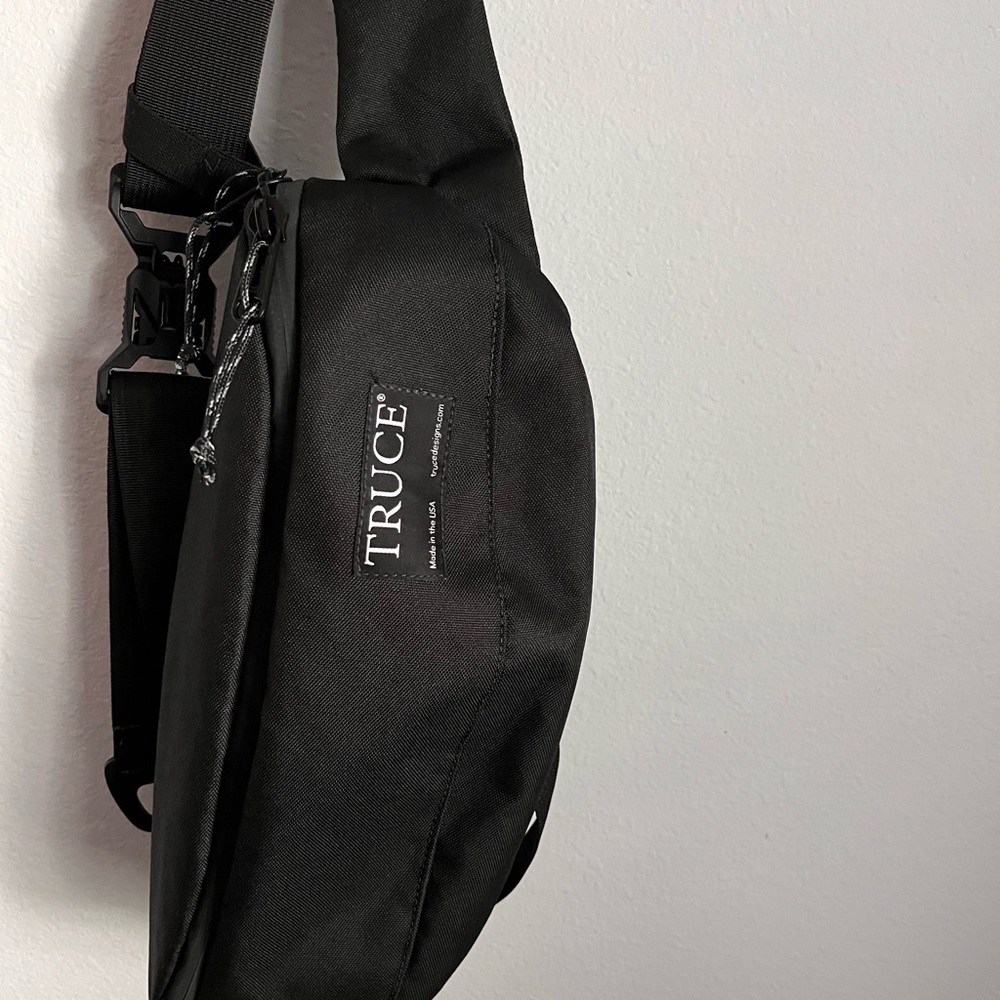 Telfar Black Travel Bag Sleek Durable Design